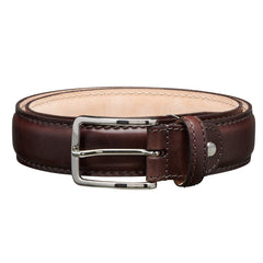 Leather Belt Dark Brown