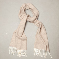 Wool Scarf - Sand